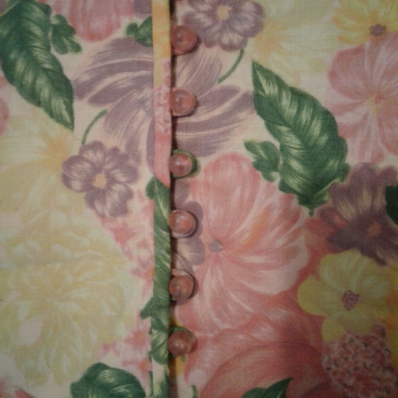 ANNE CRIMMINS 90's vintage floral women jacket - Picture 7 of 8